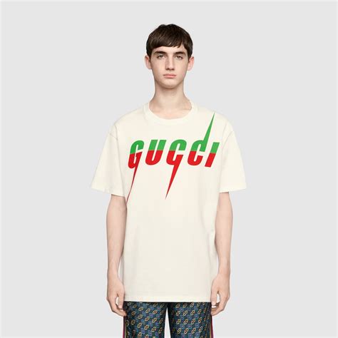 gucci t-shirt gucci blade uomo con stampa|t shirt gucci blade.